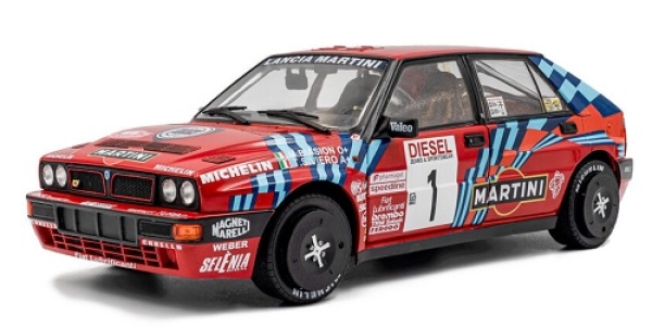 421186524 Lancia Delta HF Integrale #1 Winner Rally San Remo 1989 1:18